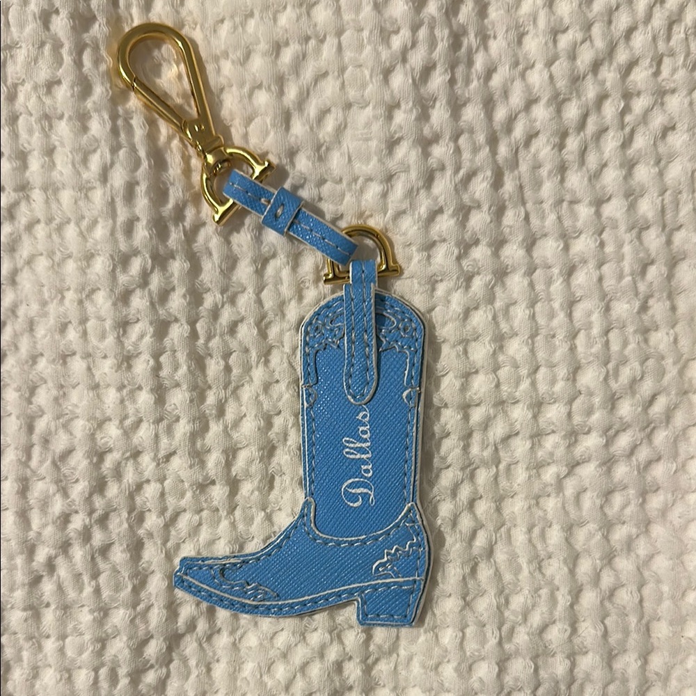 Draper James Blue Boot Key Holder